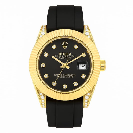 Rolex Diamond Markers Watch