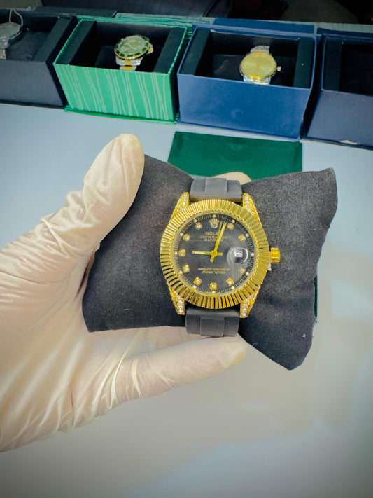 Rolex Diamond Markers Watch